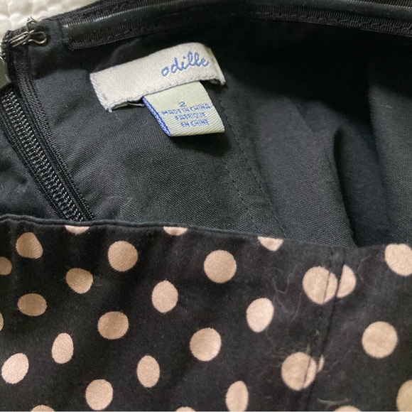Odille for Anthropologie Polka Dot Corset Top Size 2 - Picture 4 of 5